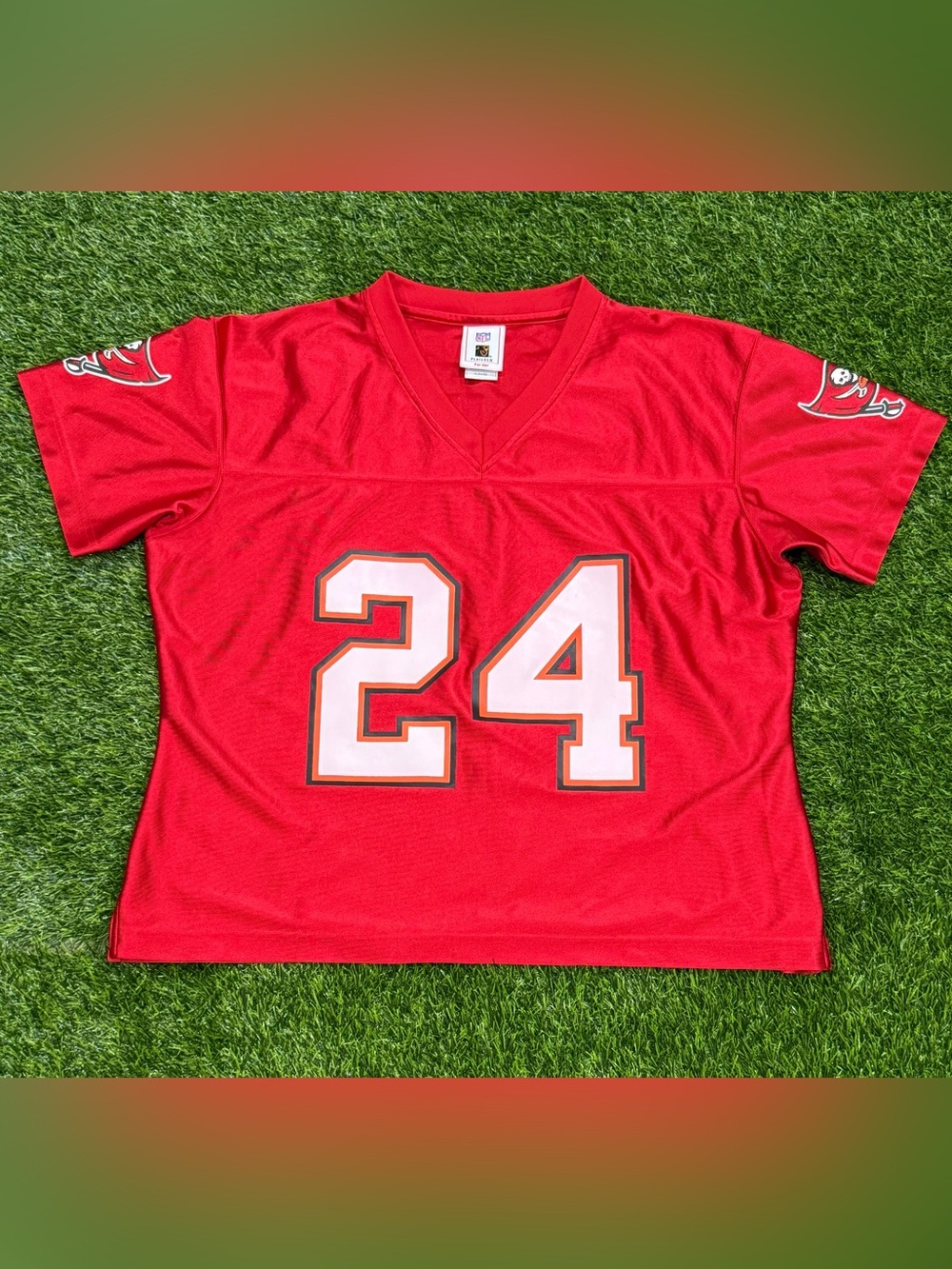 NFL Players Tampa Bay Buccaneers Williams #24 Women’s XL Red Football Jersey